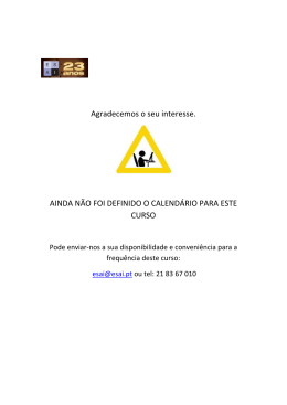 Agradecemos o seu interesse. AINDA N&Atilde;O FOI DEFINIDO O