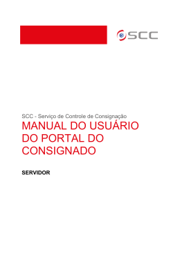 Manual do Usuário - Servidor - SPPrev