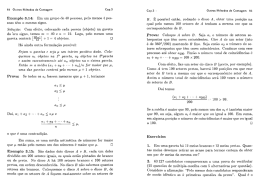 Exemplo 3.14: Em um grupo de 40 pessoas, pelo menos 4 pes soas tem