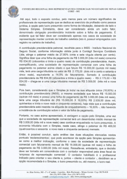 Até aqui, todo o exposto conduz, pelo menos para um - core-mg
