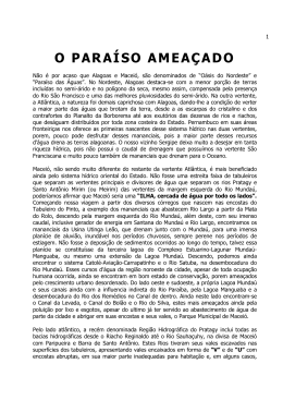 O PARAÍSO AMEAÇADO - ABES