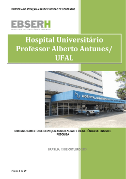 Dimensionamento de Servi&ccedil;os