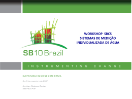 workshop sbcs sistemas de medição individualizada