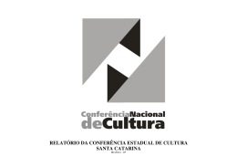 1&ordf; Confer&ecirc;ncia Estadual