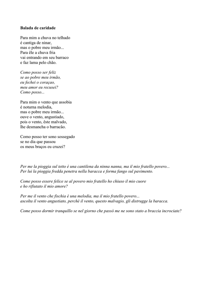 Musica como posso ser feliz se o pobre meu irmão Pasta De Musicas E Cifras Da Mocidade Espirita Maria Joao De Deus