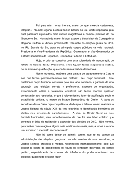 Foi para mim honra imensa, maior do que merecia