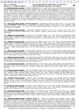 Ano 6 &ndash; n&ordm; 108/2014 Data de Disponibiliza&ccedil;&atilde;o: segunda