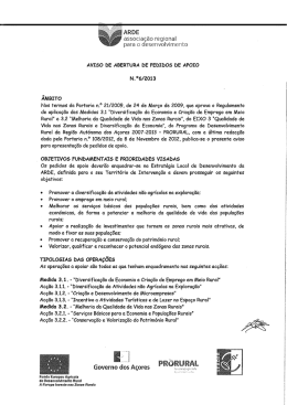 ARDE associa&ccedil;&atilde;o regional para o desenvolvimento