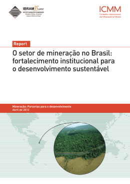 fortalecimento institucional para o desenvolvimento