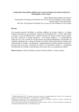A import&acirc;ncia das pol&iacute;ticas p&uacute;blicas para o desenvolvimento do