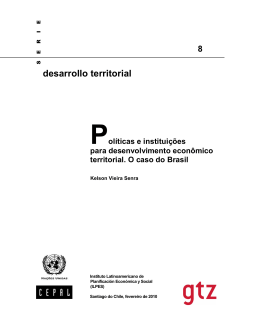 desarrollo territorial - Comisión Económica para América Latina y el