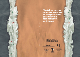 Diretrizes para o desenvolvimento de programas de qualidade no