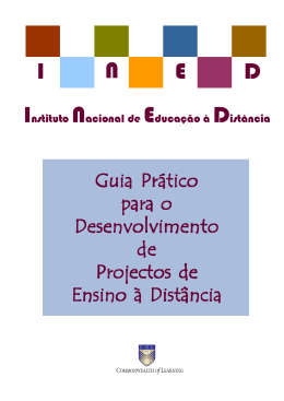 Guia Pr&aacute;tico para o Desenvolvimento de Projetos de Ensino