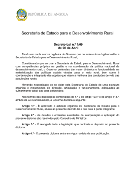 Secretaria de Estado para o Desenvolvimento Rural
