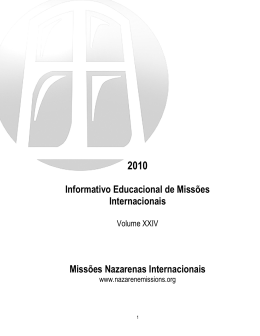 2010 Informativo Educacional de Missões