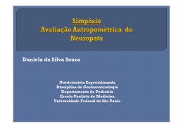 Avaliação Antropométrica do Neuropata