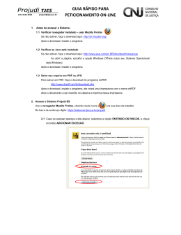 GUIA R&Aacute;PIDO PARA PETICIONAMENTO ON-LINE