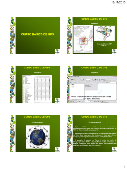 CURSO BÁSICO DE GPS