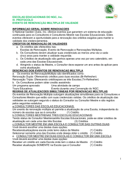 1 ESCOLAS EDUCACIONAIS DO NGC, Inc. IV