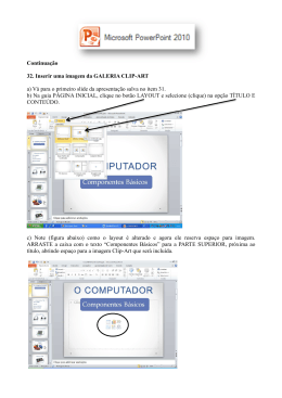 Exerc. de Aprendizagem