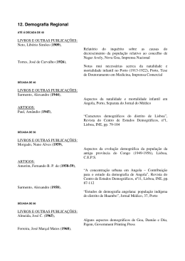 12. Demografia Regional