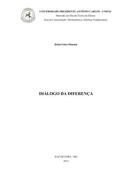 di&aacute;logo da diferen&ccedil;a