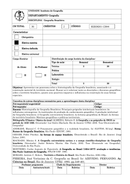 PEREIRA, José Veríssimo da C. Geografia no Brasil. In: AZEVEDO