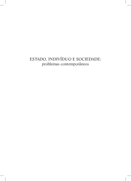 ESTADO, INDIV&Iacute;DUO E SOCIEDADE: problemas