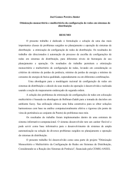 Joel Gomes Pereira Júnior Otimização monocritério e multicritério