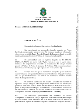 ESTADO DO CEARÁ PODER JUDICIÁRIO