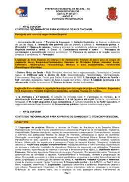 Visualizar - Prefeitura Municipal de Indaial