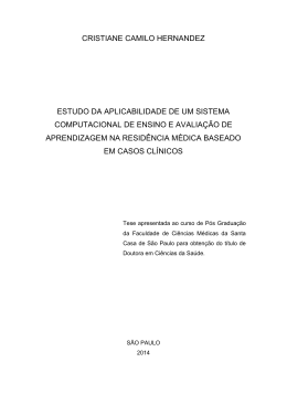 Estudo da aplicabilidade de um sistema computacional de ensino e