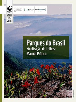 Sinaliza&ccedil;&atilde;o de Trilhas