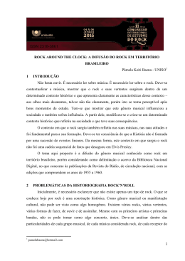 ROCK AROUND THE CLOCK - II Congresso Internacional de