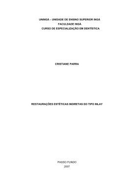 Restaura&ccedil;&otilde;es Est&eacute;ticas