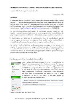 Engenharia Civil &ndash; Topografia (Prof. Dr. Paulo Sergio O. de Carvalho)