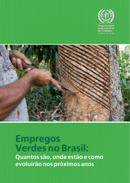 Empregos Verdes no Brasil: - Organização Internacional do Trabalho