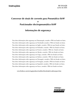 [MI 018-429] E69F and E69P Safety Information