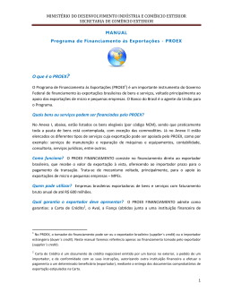 Manual PROEX - Ministério do Planejamento, Orçamento e Gestão