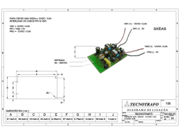 PARA OBTER UMA SAÍDA i 12VDC l 0,5A INTERLIGAR