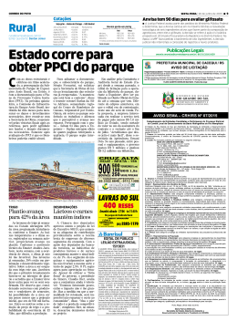 Estado corre para obter PPCI do parque