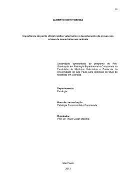 01 ALBERTO SOITI YOSHIDA Importância do perito oficial médico