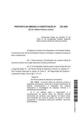 PEC 325/2009 - Câmara dos Deputados