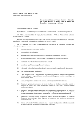 LEI N&ordm; 2.887, DE 26 DE JUNHO DE 2014. Disp&otilde;e sobre o Plano de