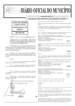 Edi&ccedil;&atilde;o 2771 - Portal da Prefeitura de Uberl&acirc;ndia
