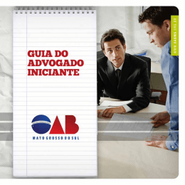 GUIA DO ADVOGADO INICIANTE