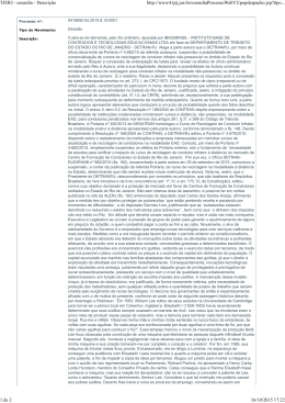 TJERJ - consulta - Descri&Atilde;&sect;&Atilde;&pound;o