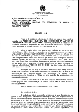 A&ccedil;&Atilde;o oRDIN&Aacute;RIArsERvI&Ccedil;os P&Uacute;eLIcos PRocEssoz