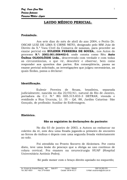 les&atilde;o preexistente e sobreposta por trauma