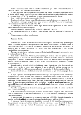 veja aqui a sentença - Ministério Público do Estado do Amapá